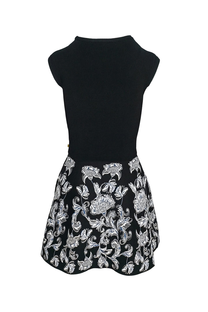Louis Vuitton Size XS Floral Knit Sleeveless Dress