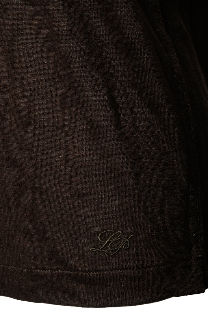 Loro Piana Size 4 Linen Polo Long Sleeve Tops