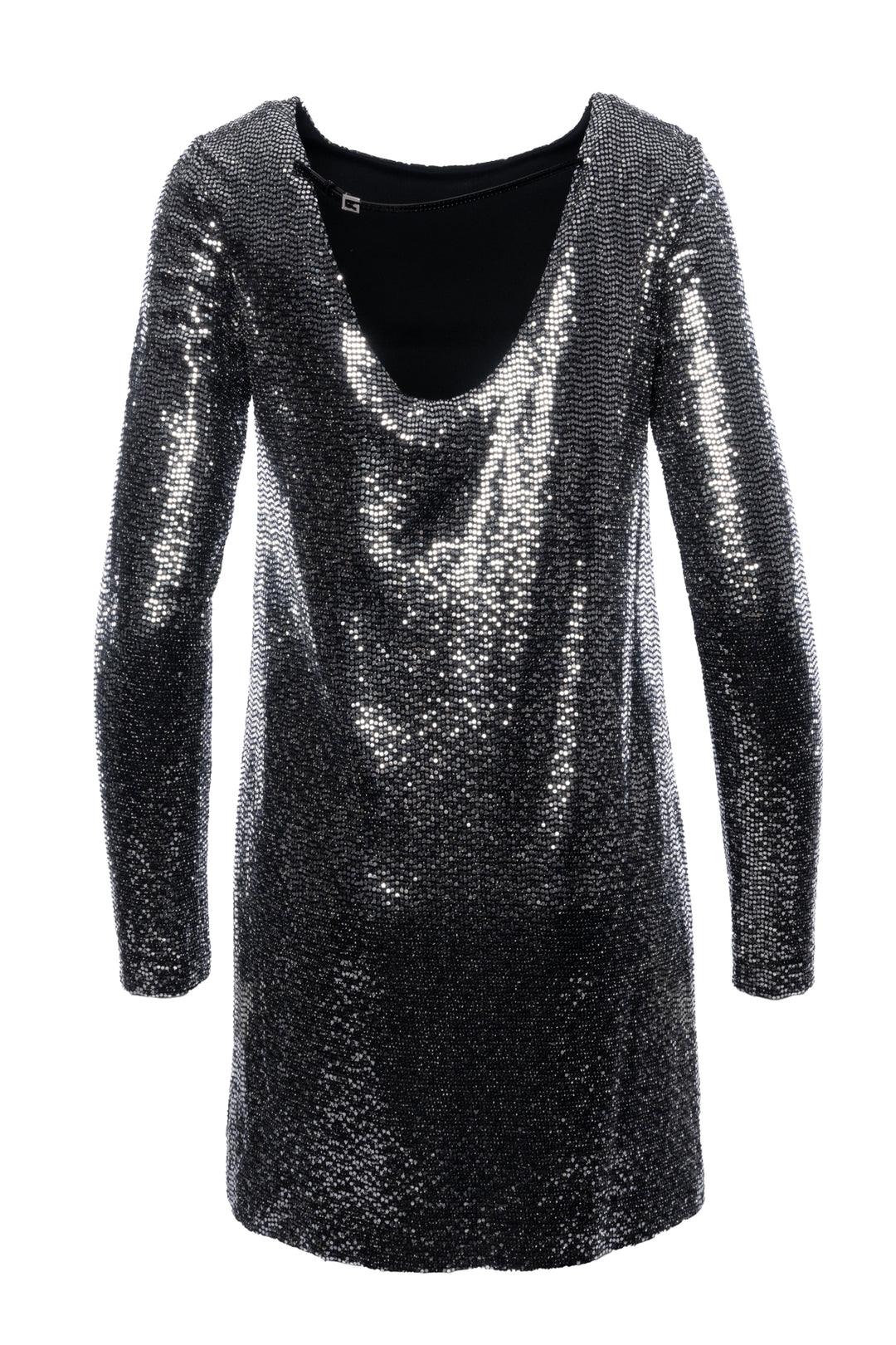 Gucci Size XS Metallic Dotted Sequin Jersey Dress