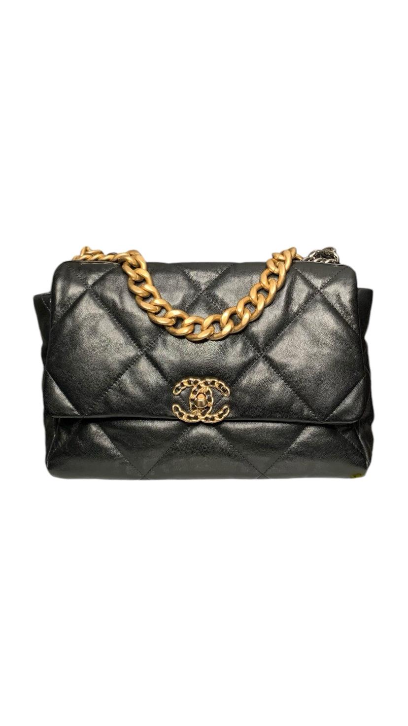 Chanel 19 Gold/Silver Shoulder Bag