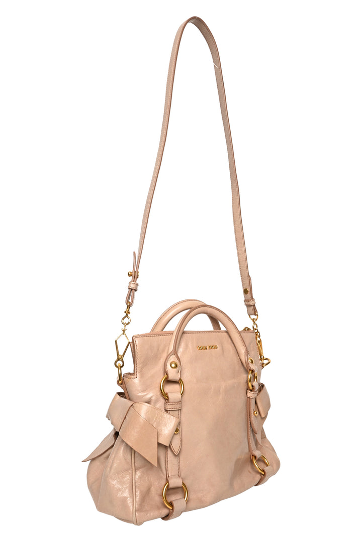 Miu Miu Vitello Lux Bow Bag
