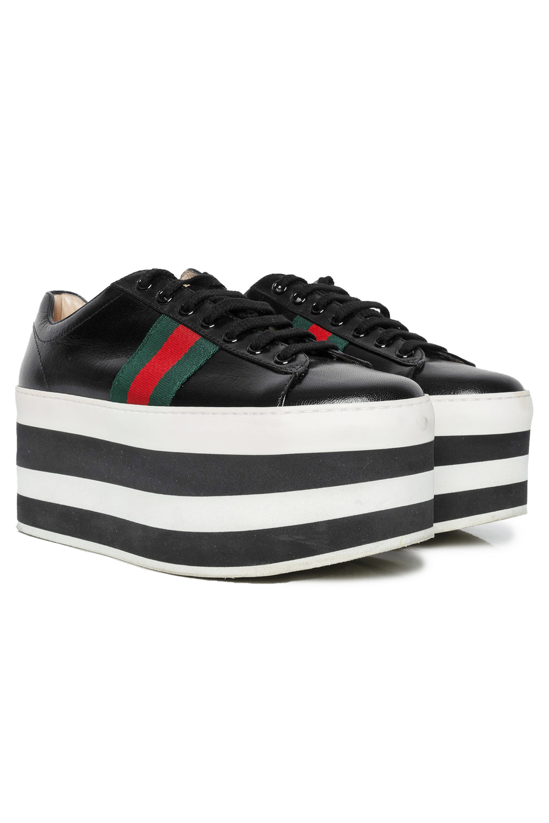 Gucci Size 36.5 Peggy Platform Sneakers