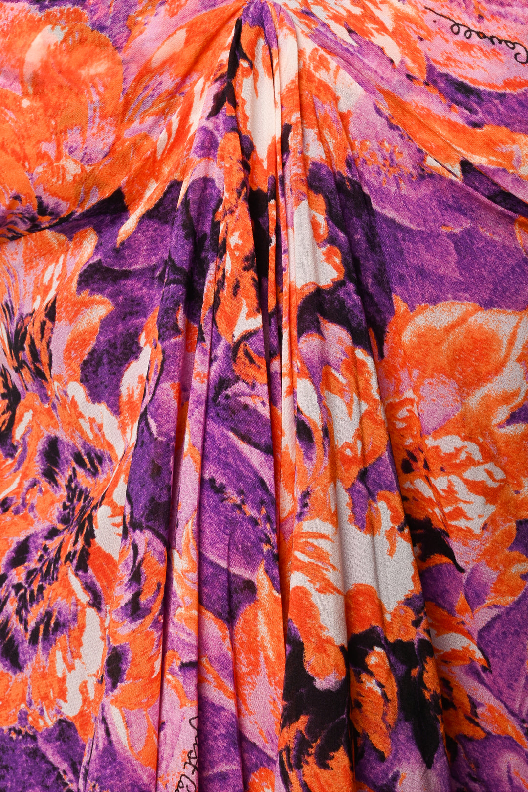 Just Cavalli Size 40 Floral Silk Dress