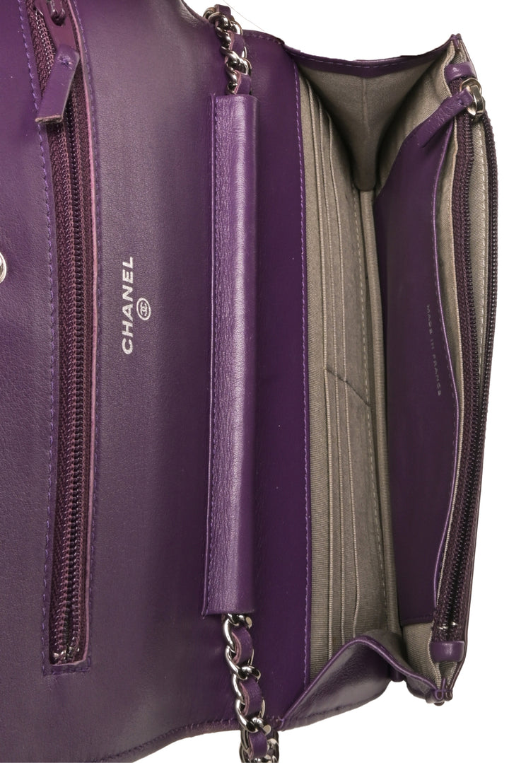 Chanel 2011 Patent Leather CC Wallet on Chain