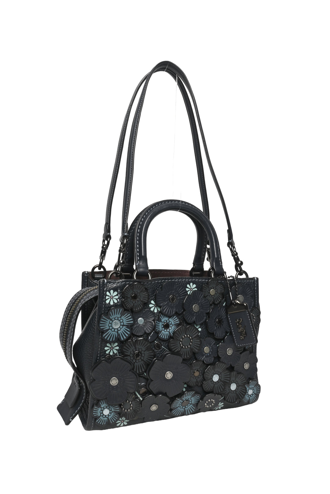 Coach 1941 Tea Rose Applique Rogue 25 Shoulder Bag