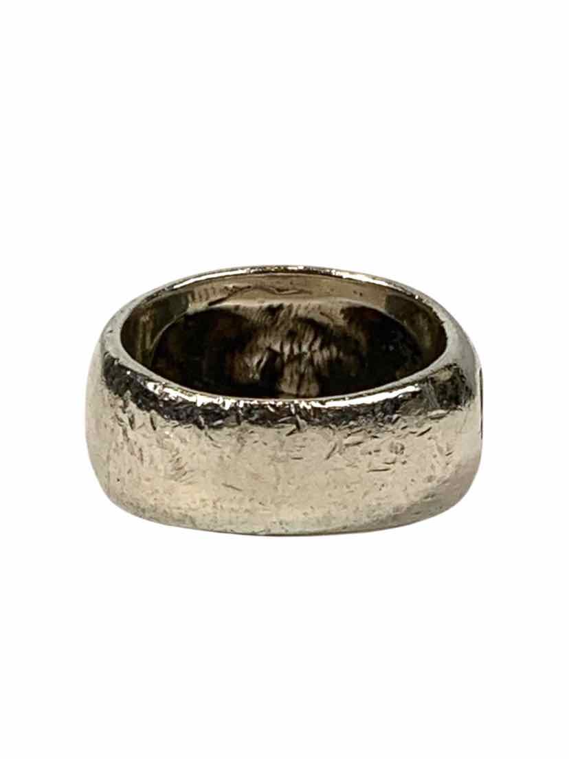 Bloodline Size 8 The Inlaid 16th-Century Cross Band In Sterling Silver Ring