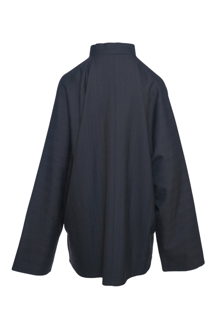 Shanghai Tang Size 34 Men's Four Pocket Wool Jacket