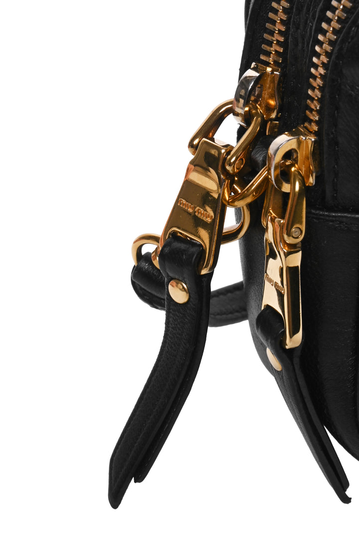 Miu Miu Nappa Matelasse Crossbody