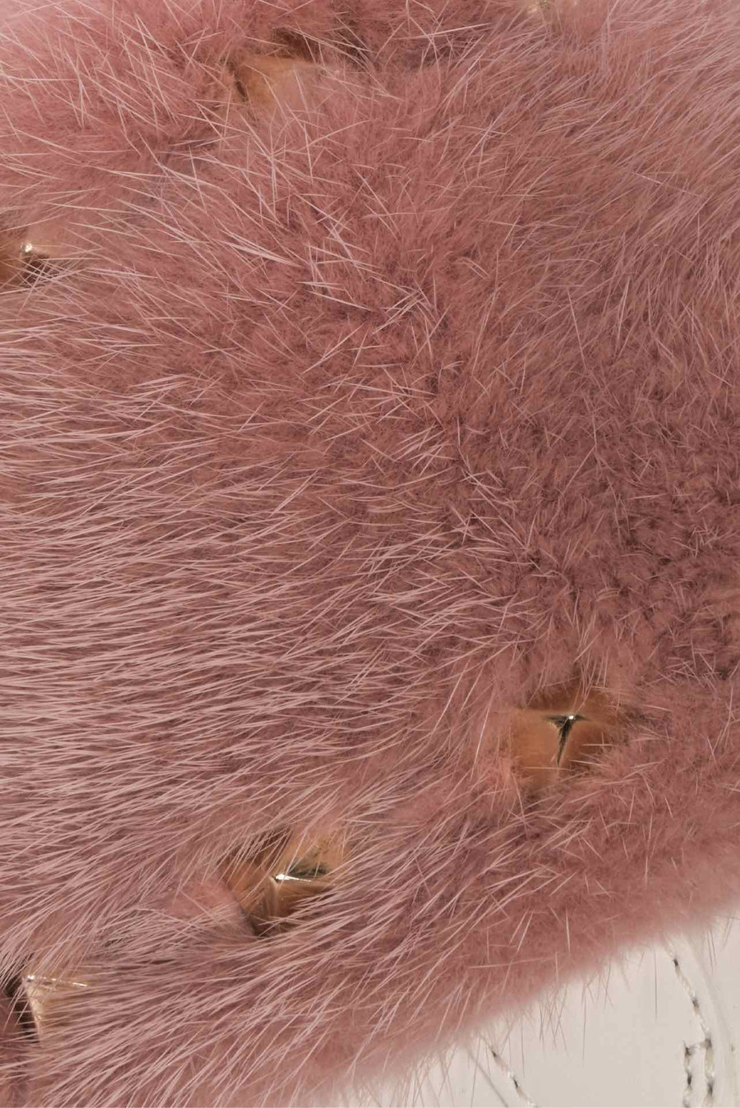 Valentino Size 36 Mink Fur Rockstud Leather Sneakers