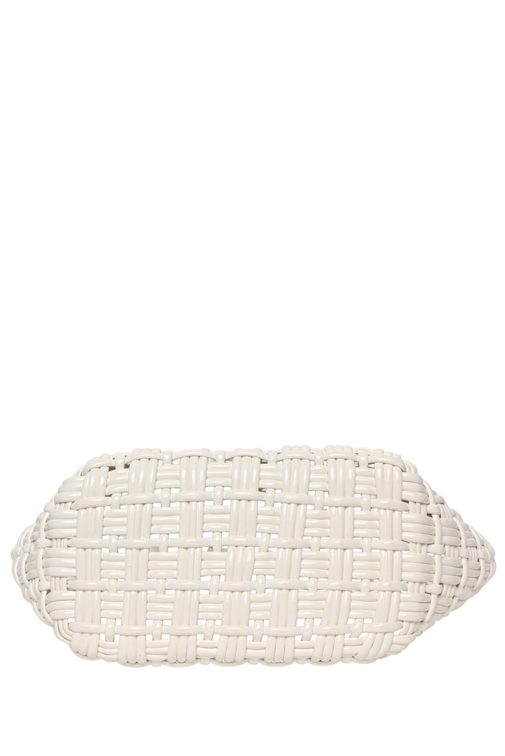 Balenciaga Bistro XS Woven Faux Leather Basket Bag Tote