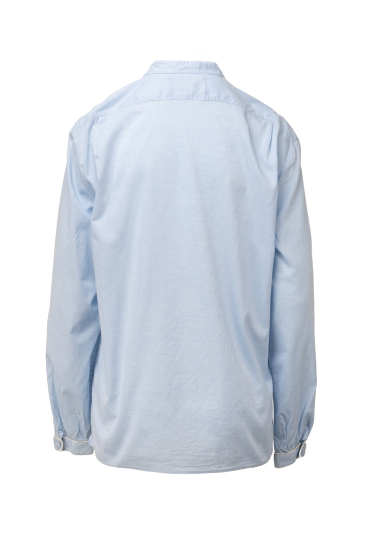 Gucci Size 43 Men's Lace Trim Shirt Long Sleeve