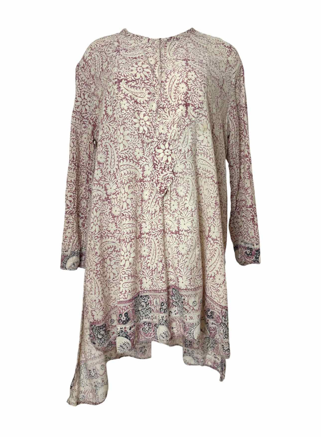 Magnolia Pearl Size OS Floral & Paisley Cotton Tunic