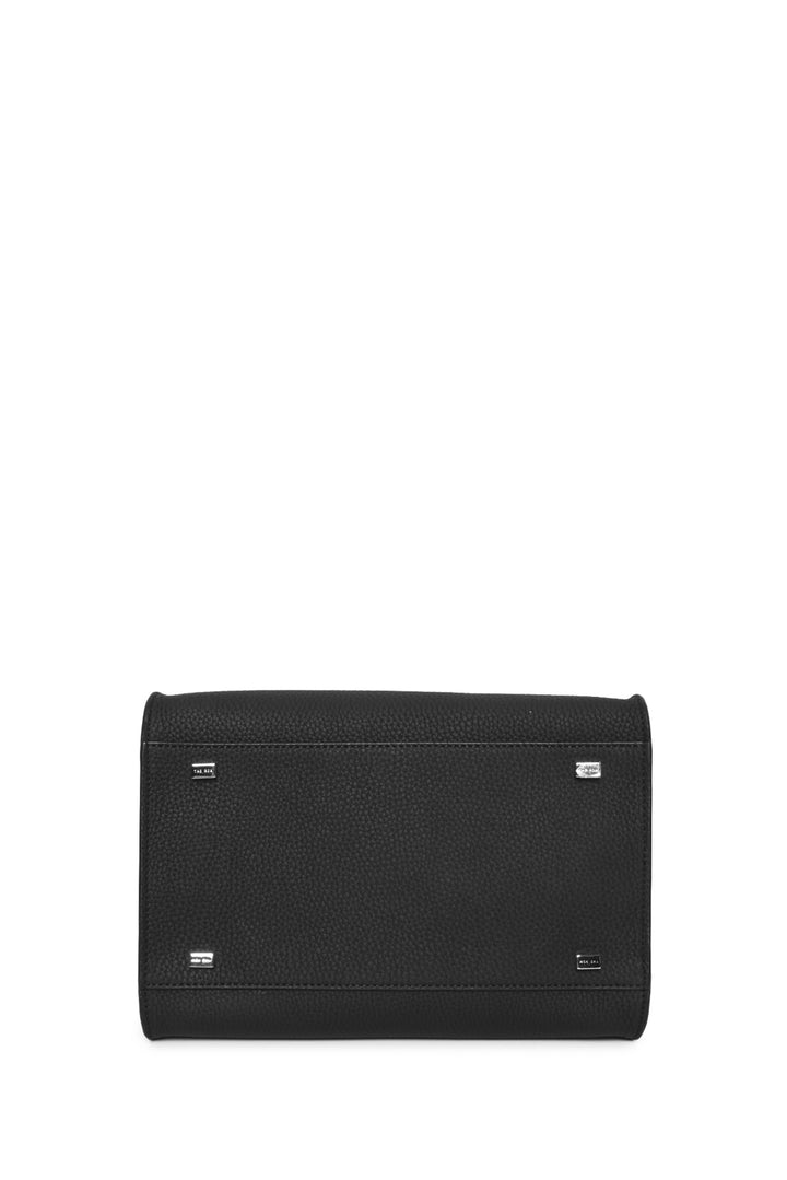 The Row Matte Grained Calfskin Soft Margaux 10 Purse