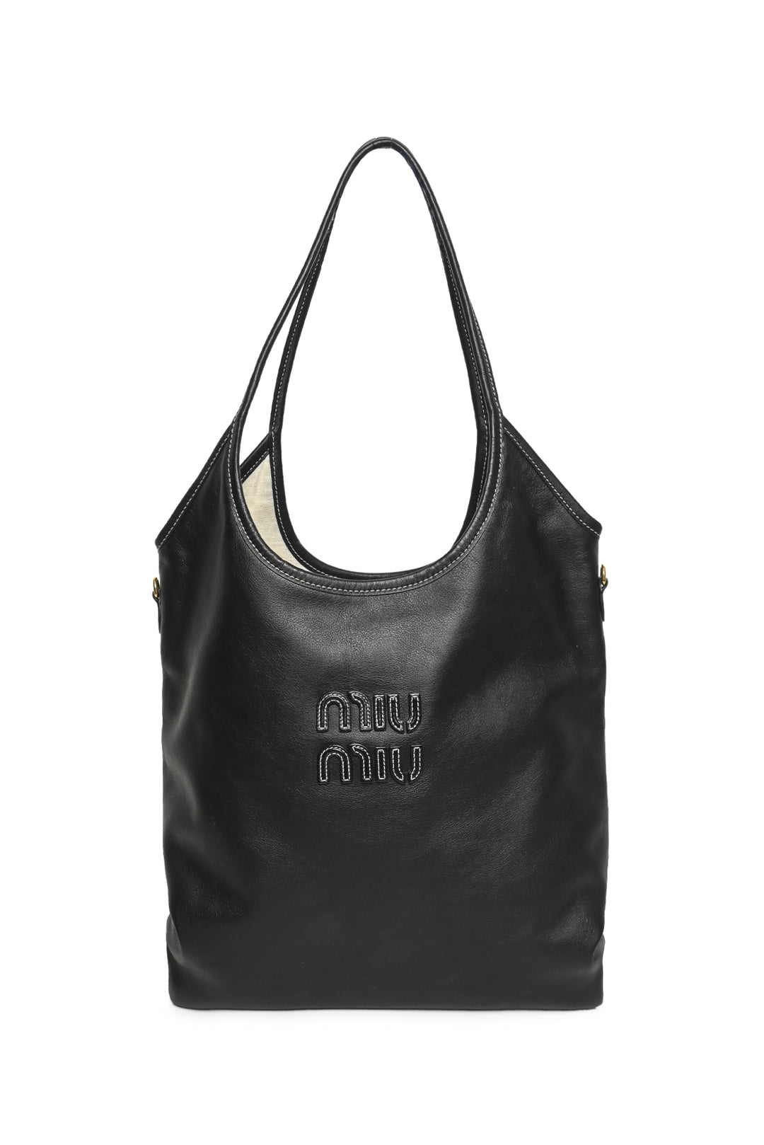 Miu Miu Ivy Leather Tote Bag