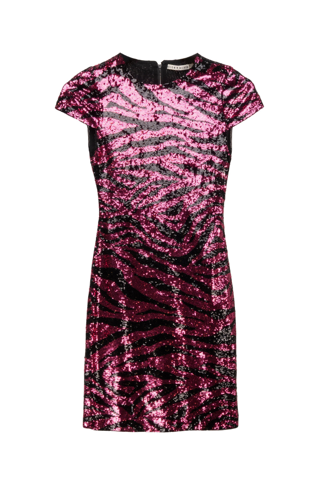 Alice + Olivia Size 0 Nat Sequinned Mini Dress