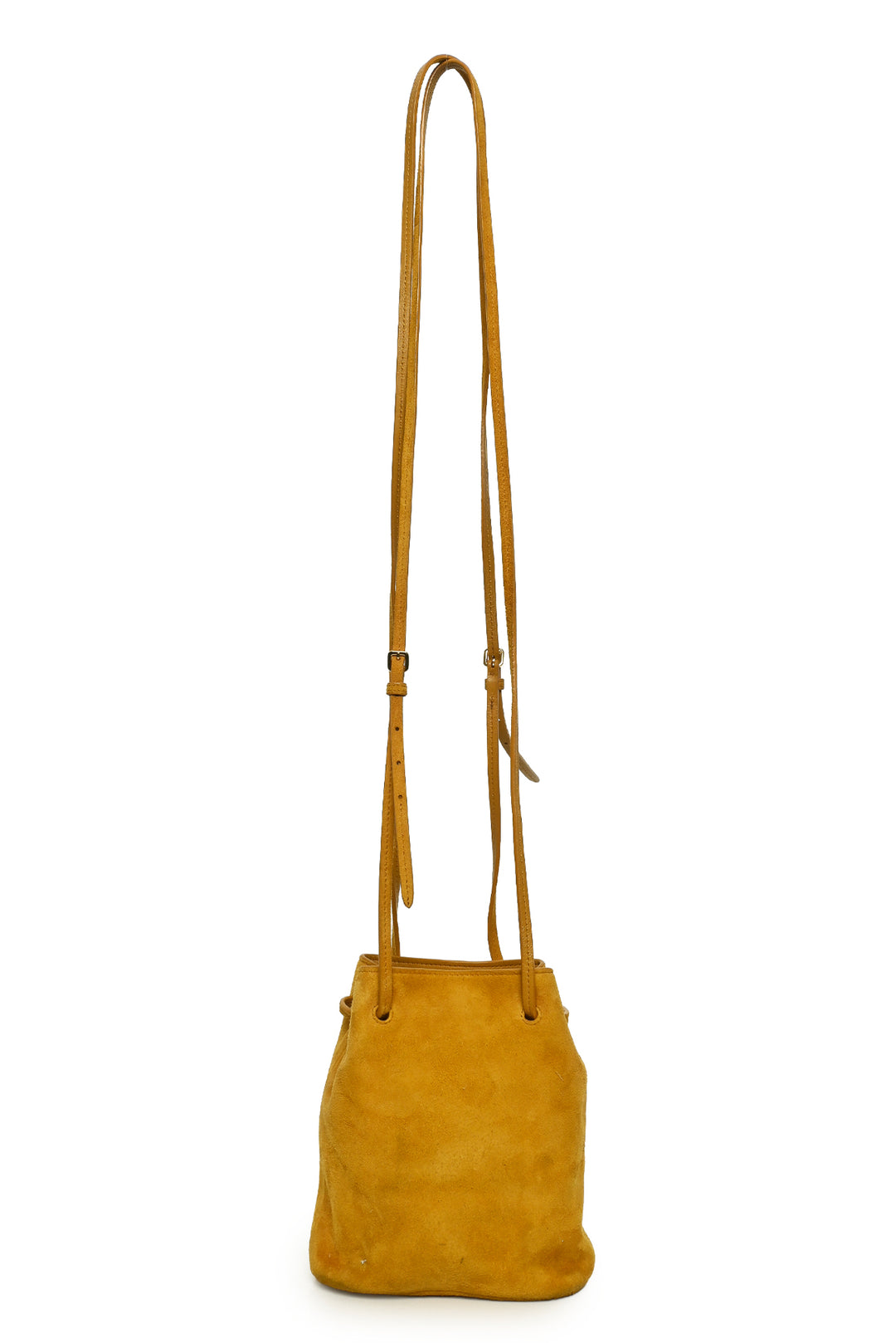 Miu Miu Embossed Suede Pouch Shoulder Bag