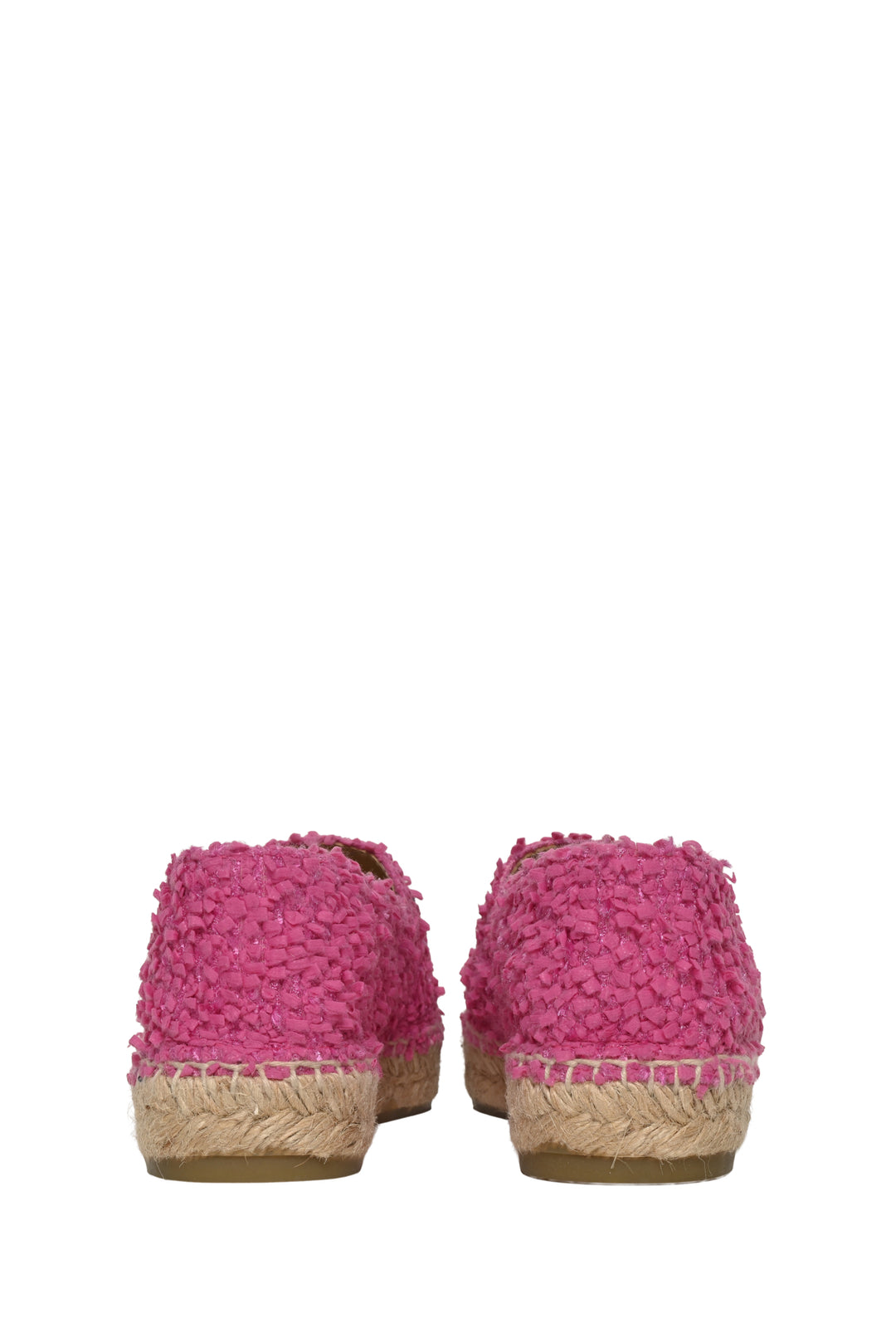 Chanel Size 38 Interlocking CC Tweed Espadrilles