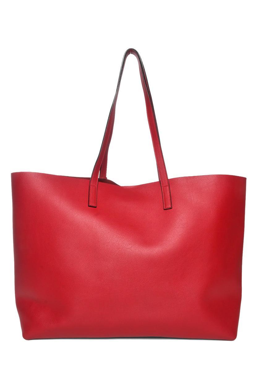 Saint Laurent 2015 Calfskin Leather Shopping Tote