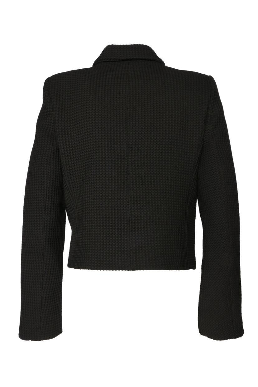 Sandro Size 36 Loumis Cuba & Logo Patch Waffle Jacket