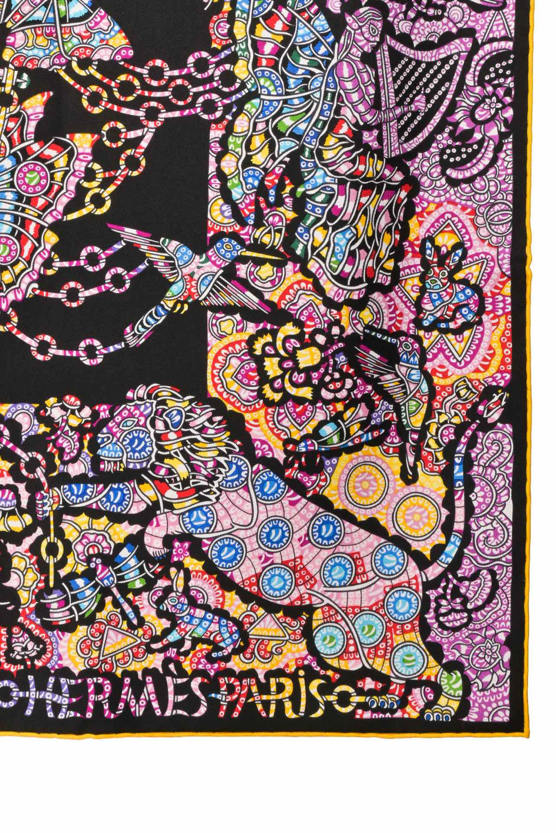 Hermes 'La Legende de la Fore' Silk Scarf