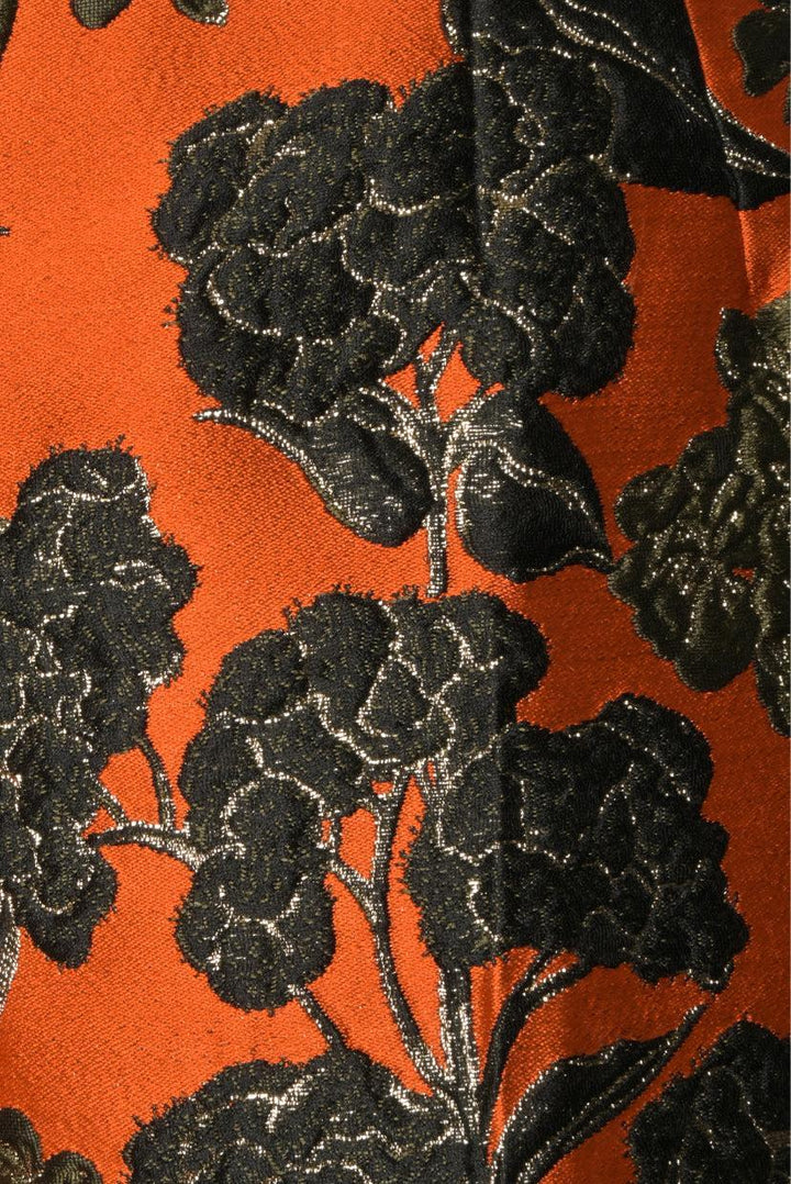 Dolce & Gabbana Size 38 Floral Jacquard Pants