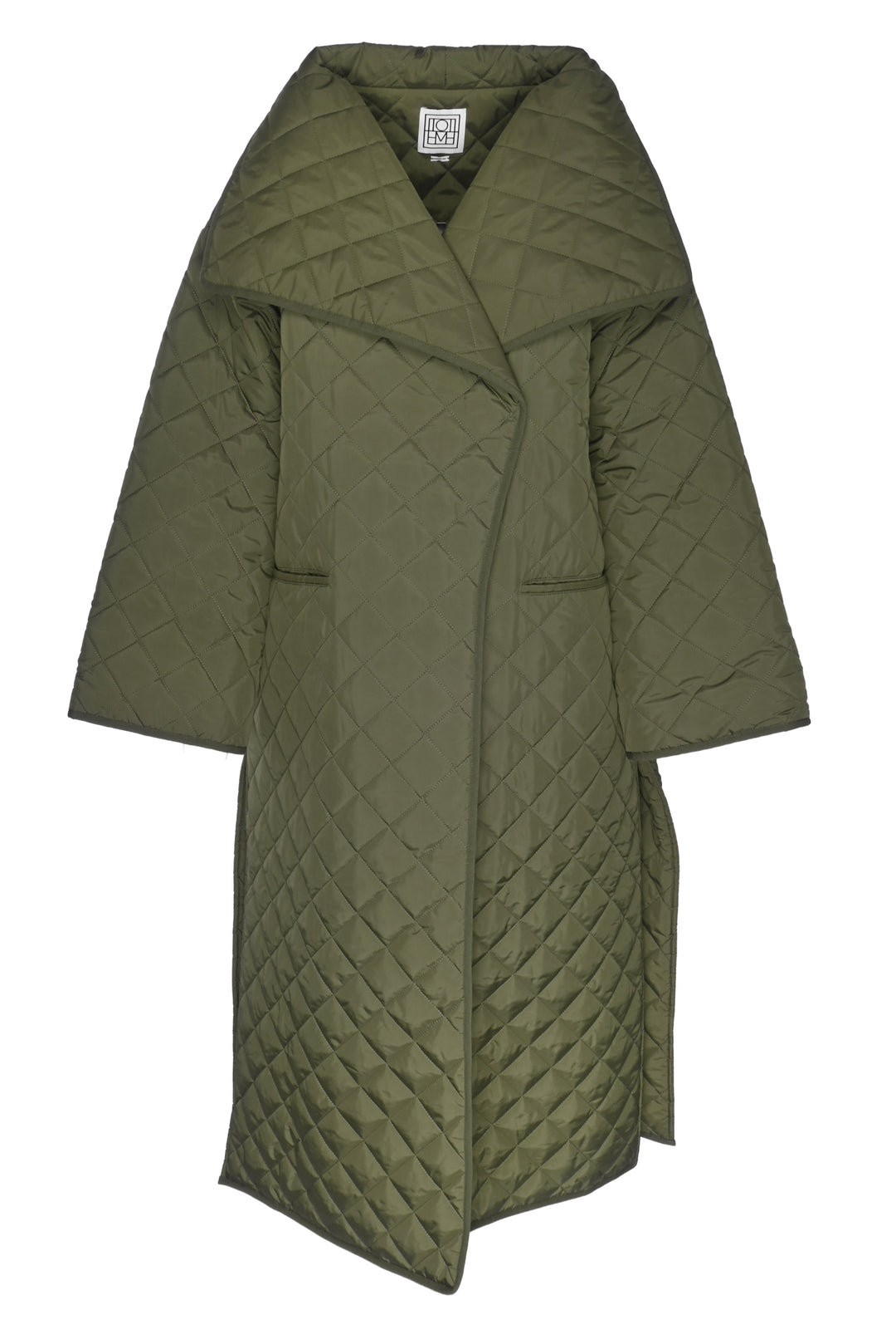 Toteme Size L Signature Quilted Ted Coat
