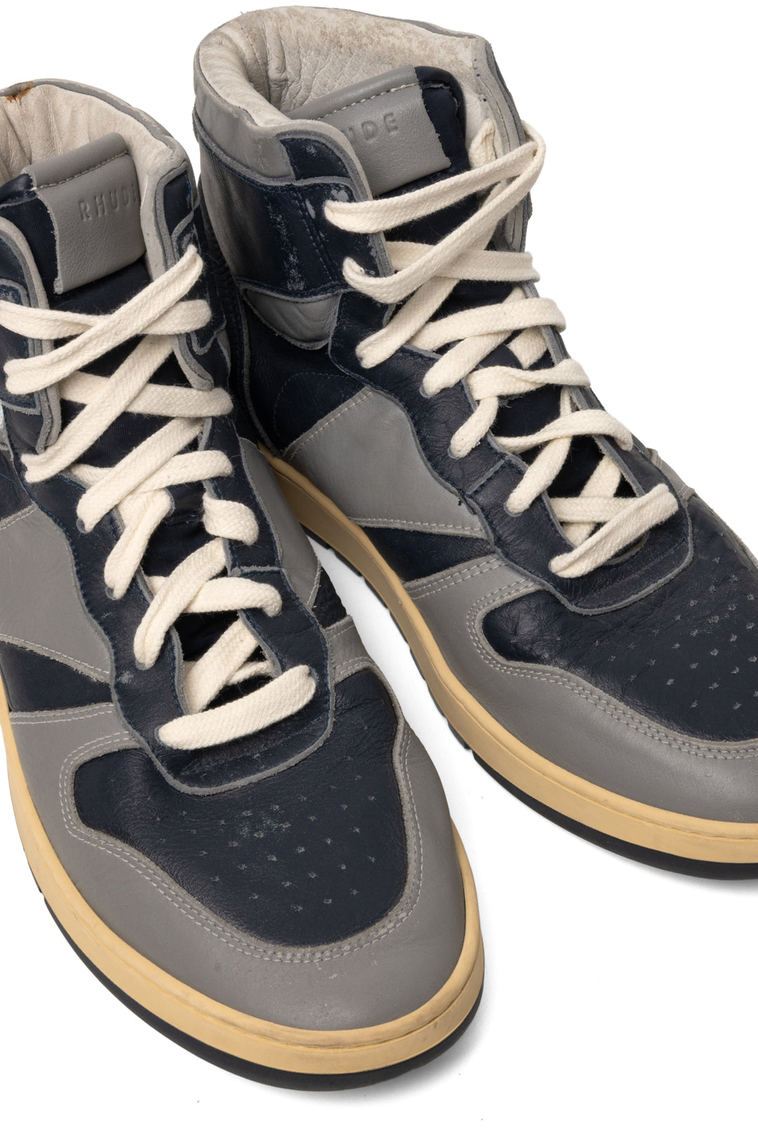 Rhude Size 10 Men's Rhecess Georgetown Hi Sneakers