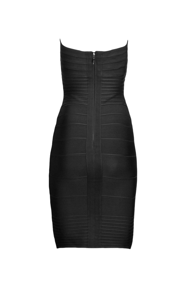 Herve Leger Size S Strapless Bandage Dress