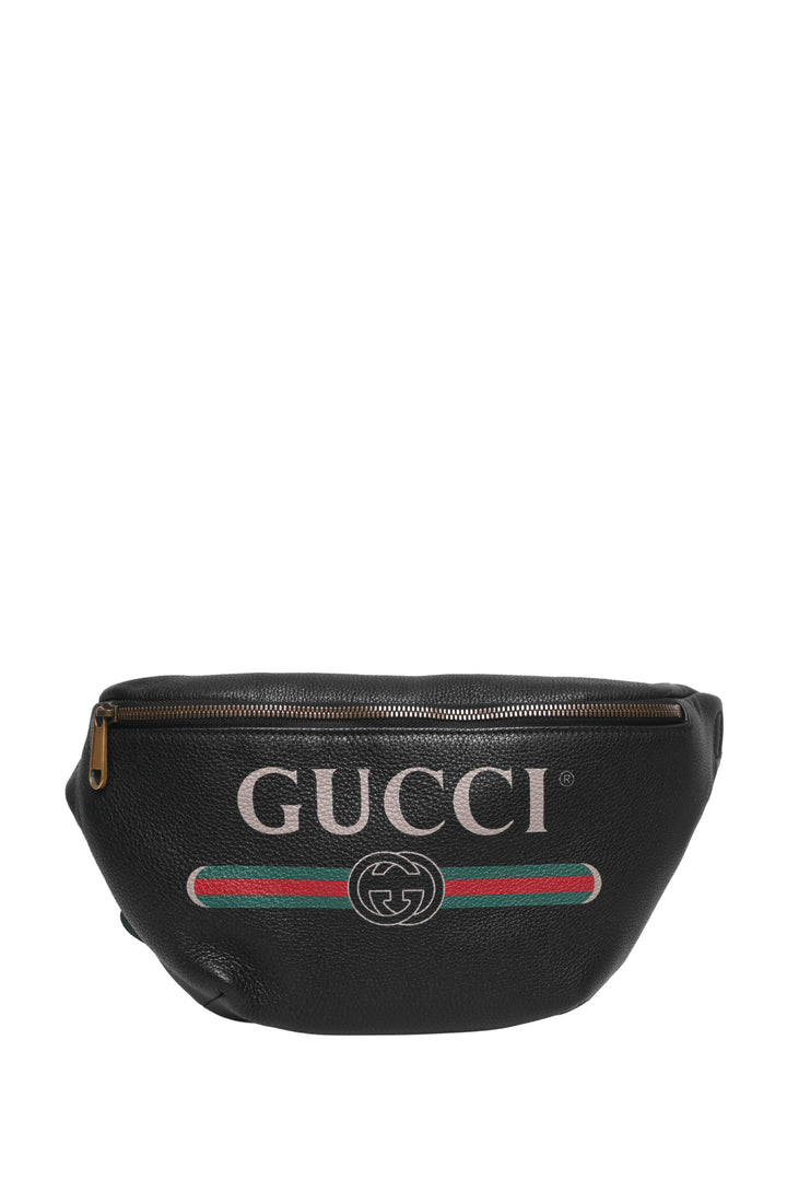 Gucci Logo Leather Large Belt Bag