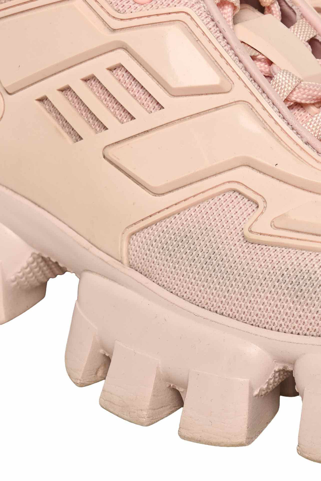 Prada Size 37 Cloudbust Thunder Knit Fabric Sneaker