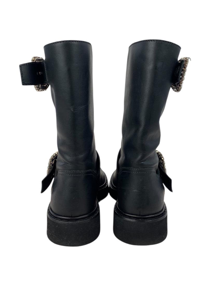 Roger Vivier Size 35 Viv Biker Boot 25