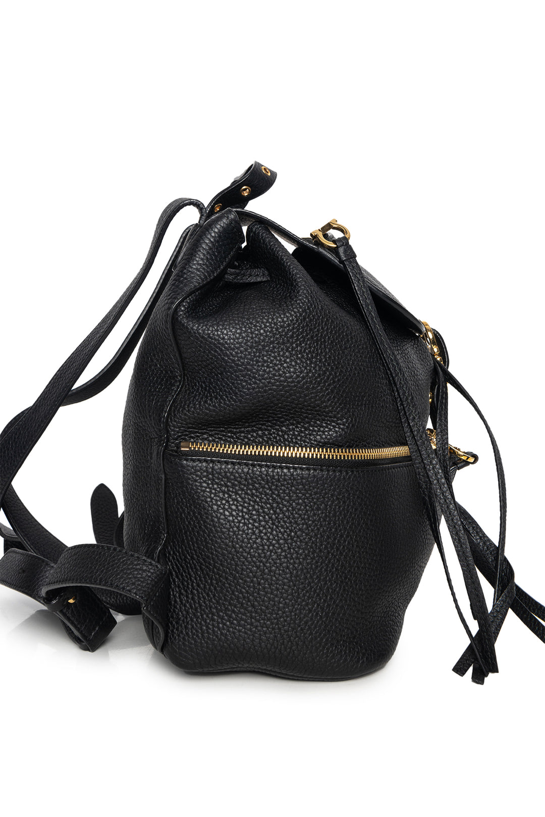 Salvatore Ferragamo Nero Leather BackPack