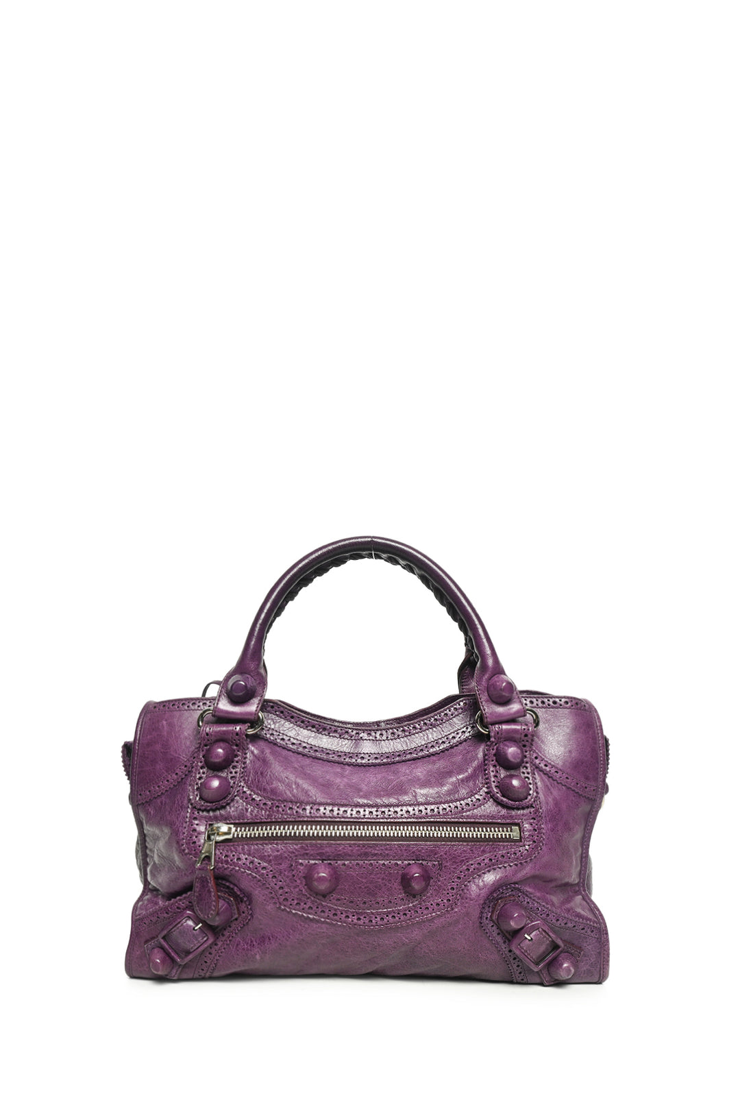 Balenciaga Giant Brogues Covered Motocross City Bag