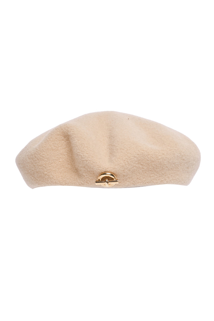 Hermes Size L Chaine d'Ancre Wool Beret