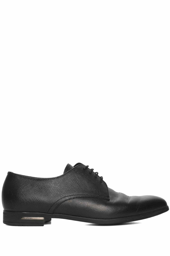 Mens Shoe Size 6 Prada Men's Saffiano Leather Lace-Up Oxford Shoes