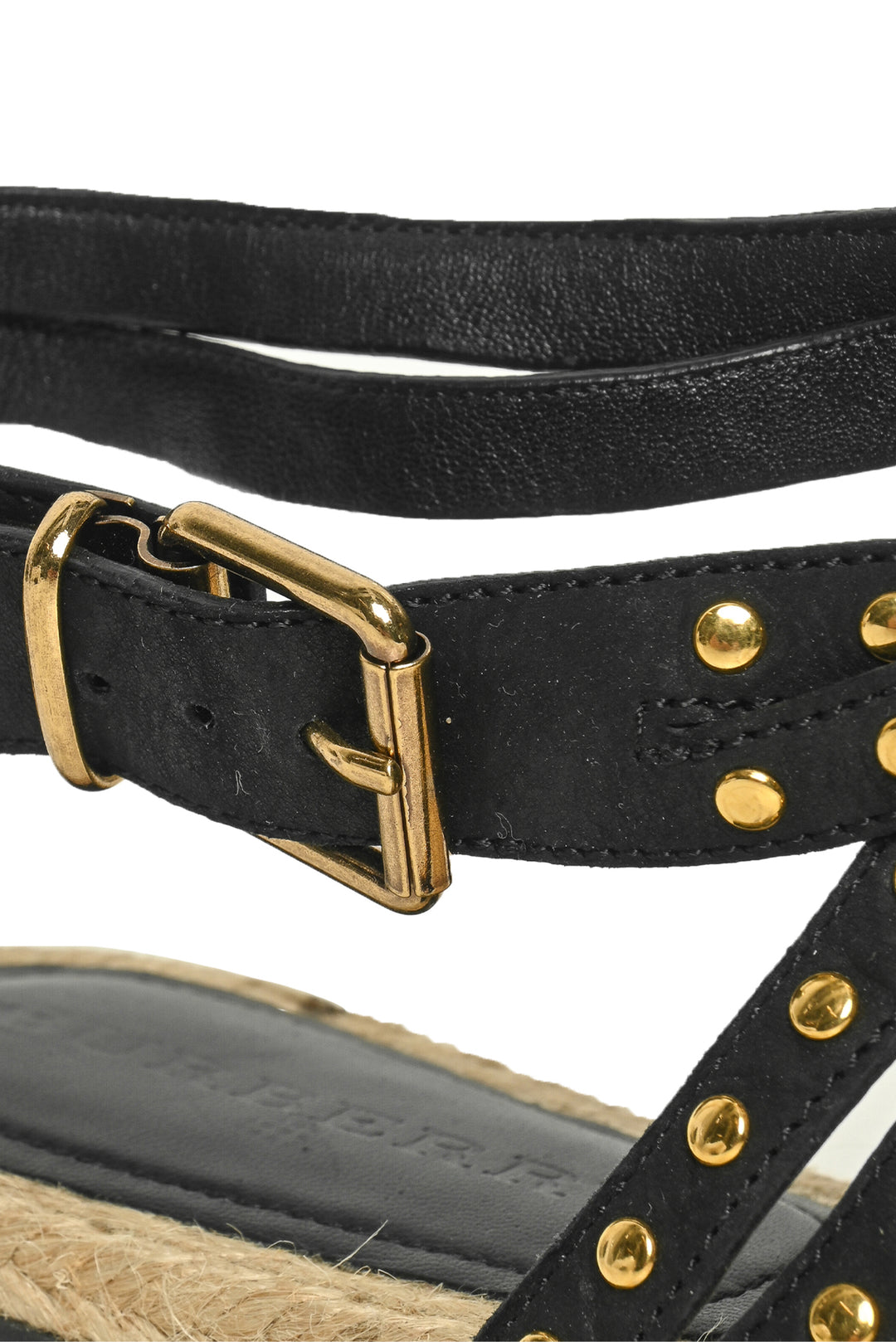 Burberry Size 40.5 Espadrille Studded Sandals