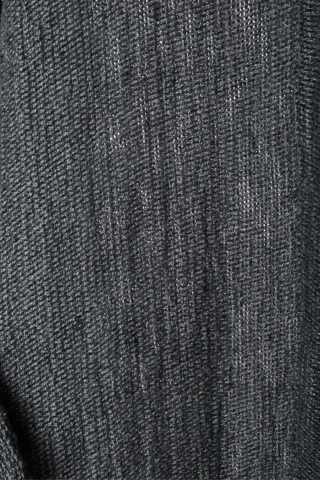Eskandar Size OS Sleeveless Drape Front Linen Cardigan