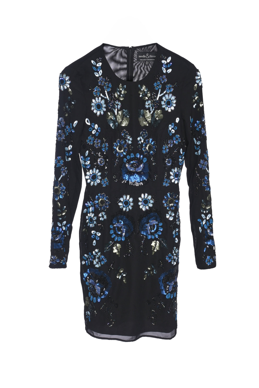 Needle & Thread Size 2 Sequin Knee Length Dress