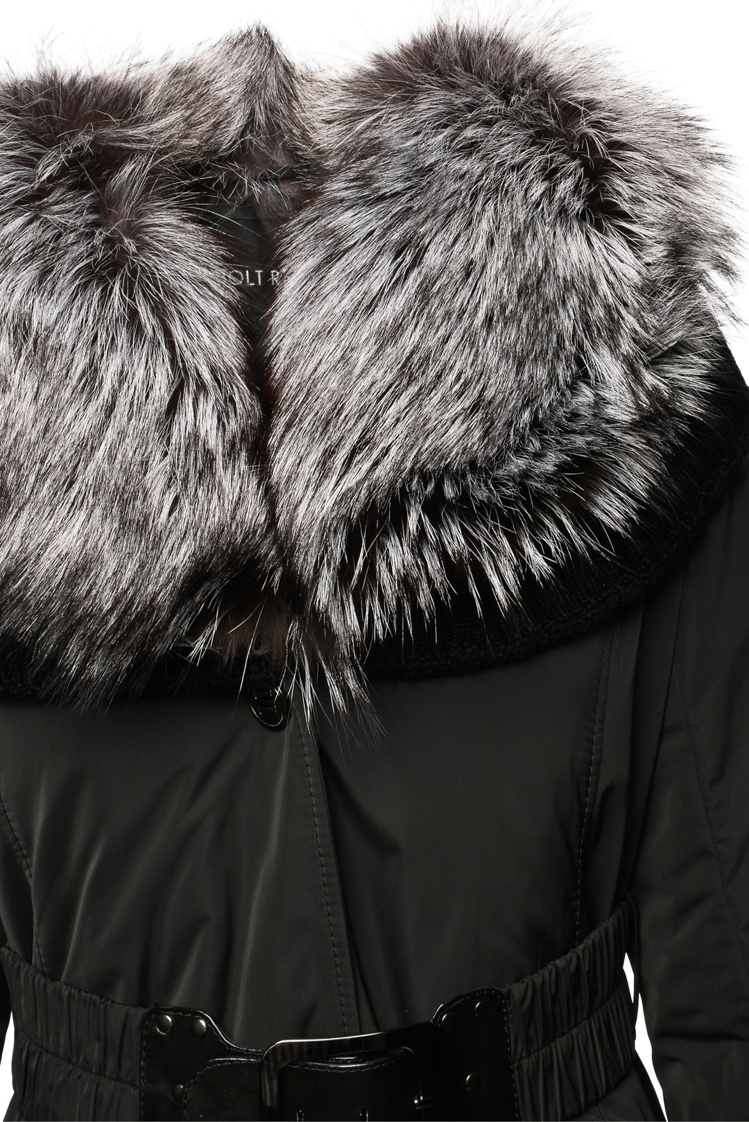Holt Renfrew Size M Vintage Fur Trim Coat