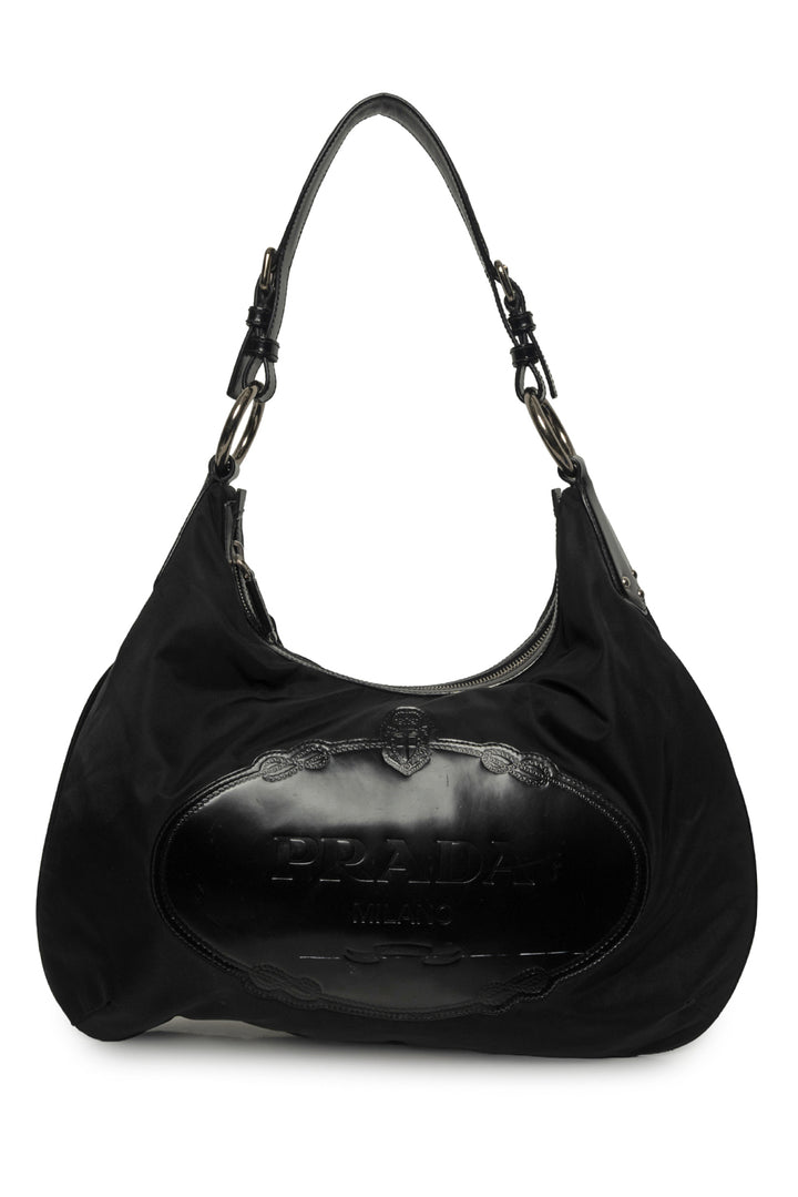 Prada Nylon Tessuto Hobo Shoulder Bag