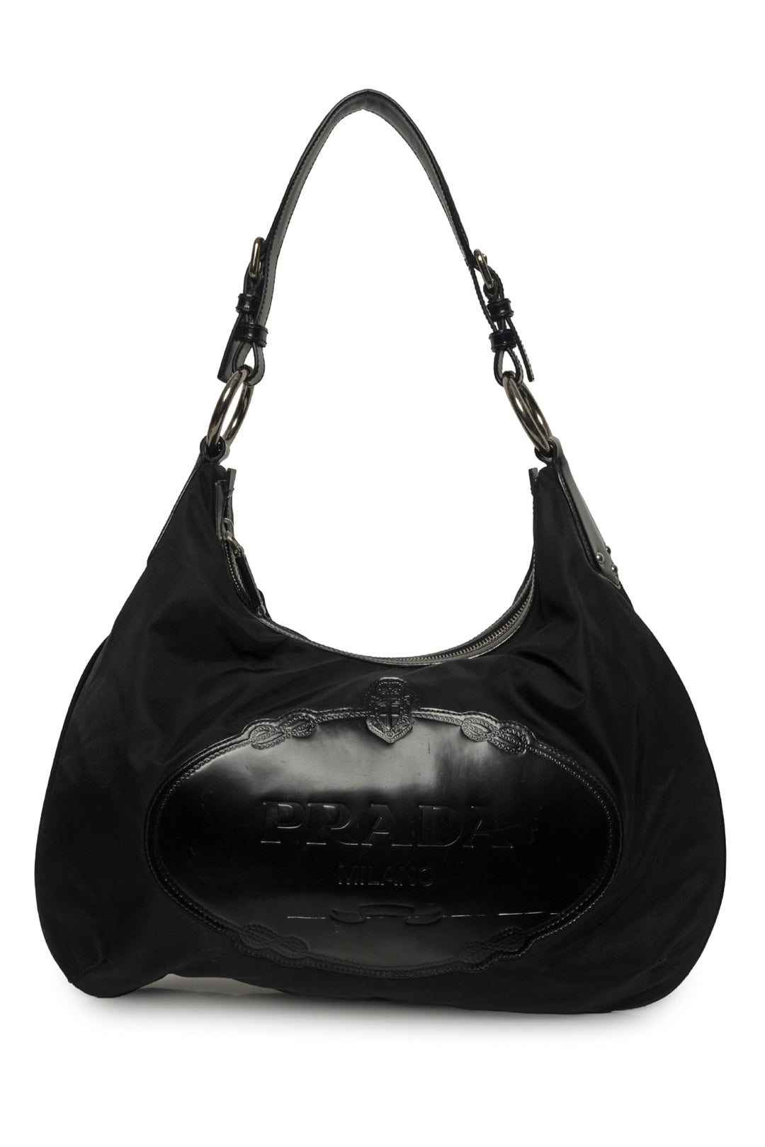 Prada Nylon Tessuto Hobo Shoulder Bag