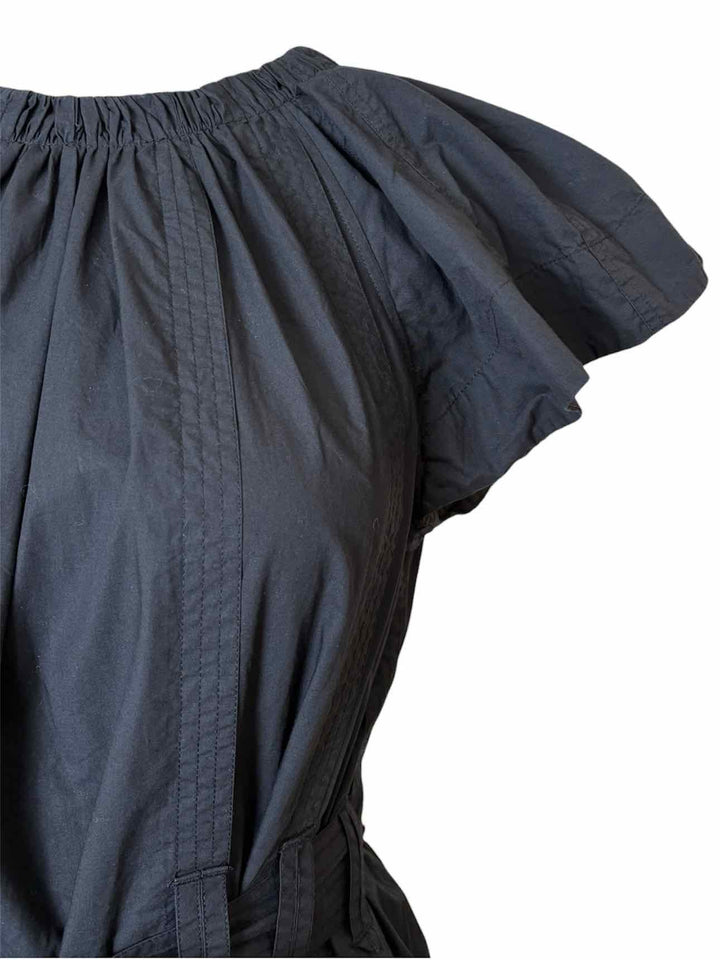 Ulla Johnson Size 6 Gathered Cotton Halter Dress