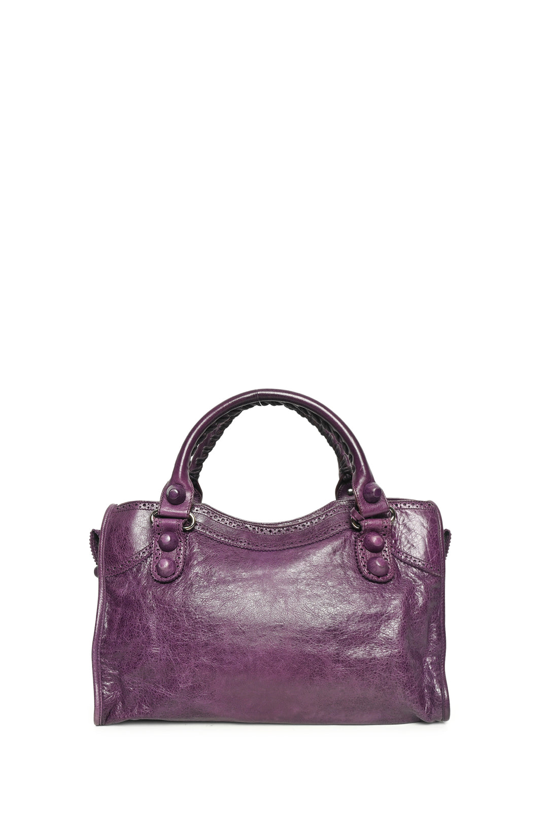 Balenciaga Giant Brogues Covered Motocross City Bag