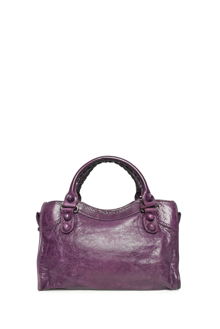 Balenciaga Giant Brogues Covered Motocross City Bag