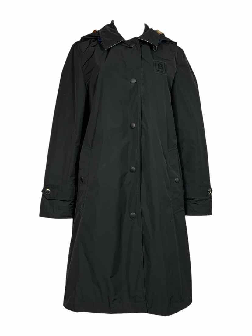 Burberry Size 6 Nylon Hooded Coat
