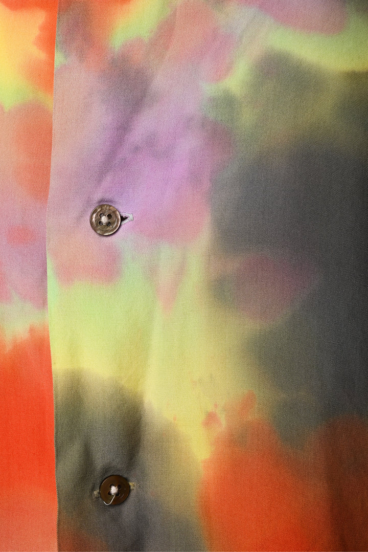 Ambush Size 2 Men's Hawaiian Tie Dye Shirt