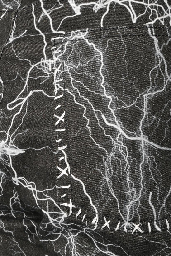 Marc Jacques Burton Size 36 Men's Marble Lighting Stack Jeans