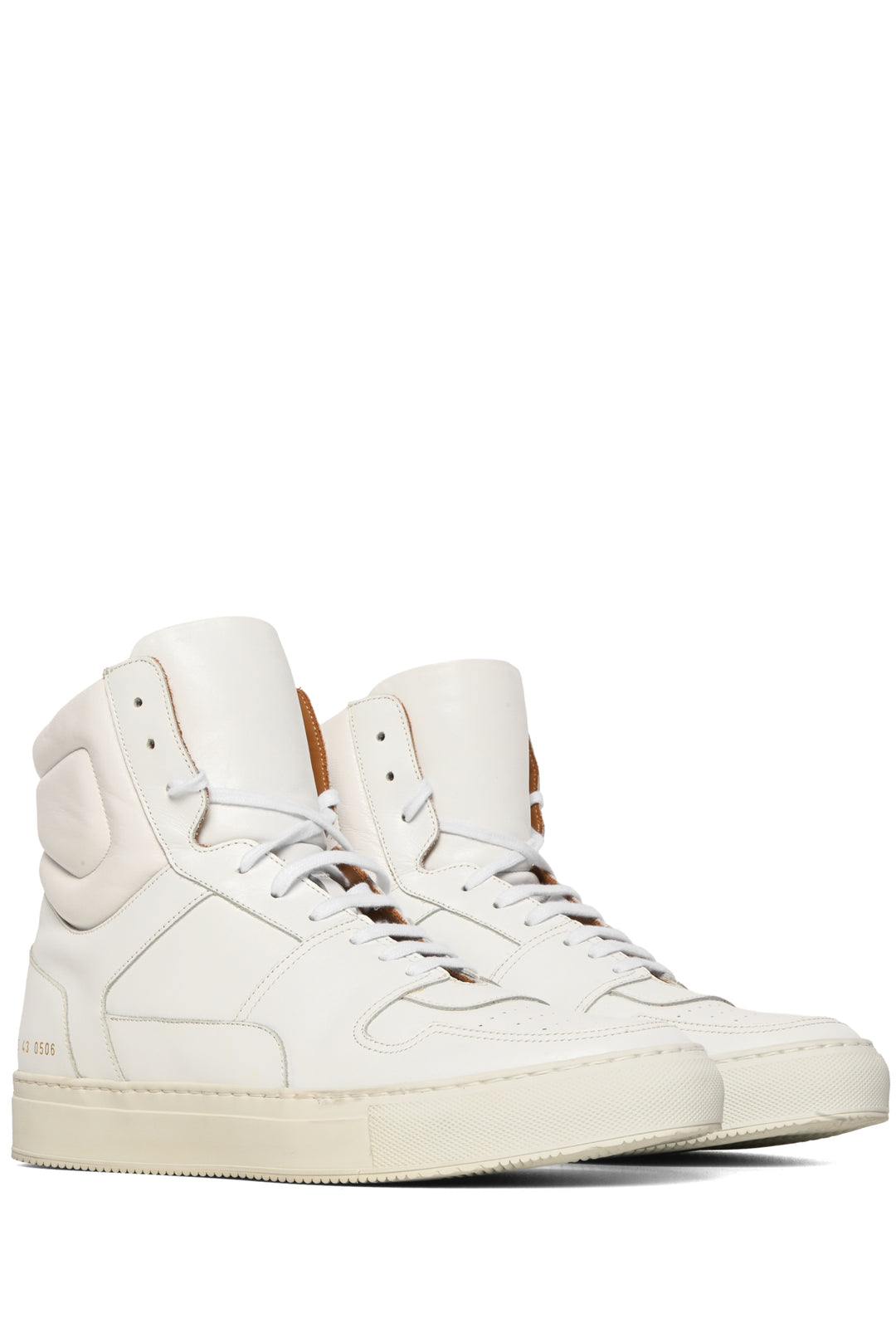 Common Projects Size 43 Men's High Top Leather Sneakers