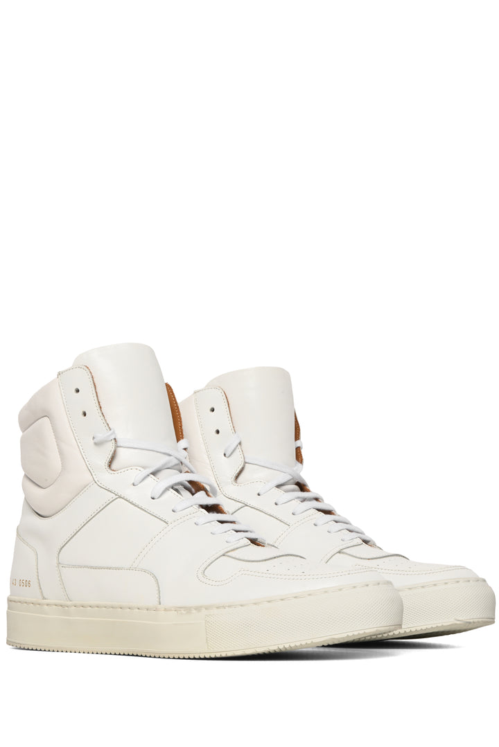 Common Projects Size 43 Men's High Top Leather Sneakers