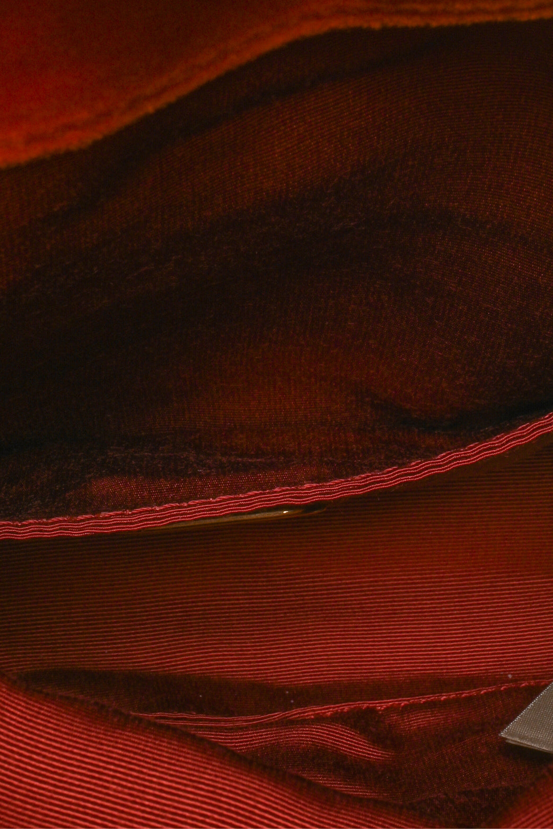 Burberry Embellished Safety Pin Foldover Velvet Clutch